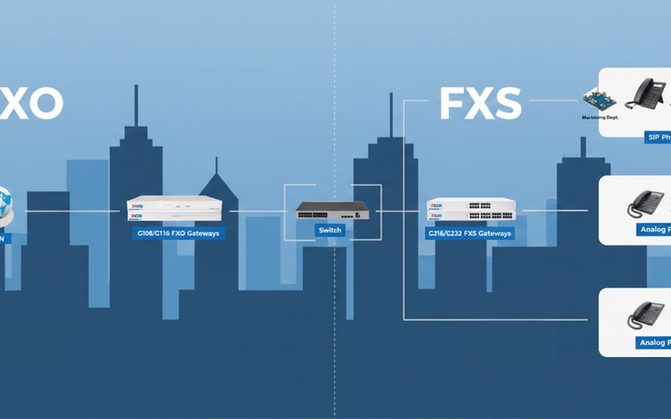 FXO vs. FXS: Differences, Use Cases, and VoIP Gateway Design