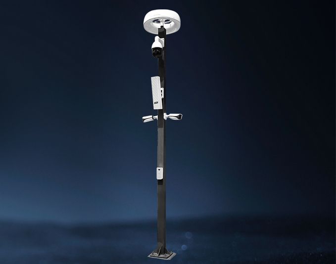 Smart light pole speaker and intercom