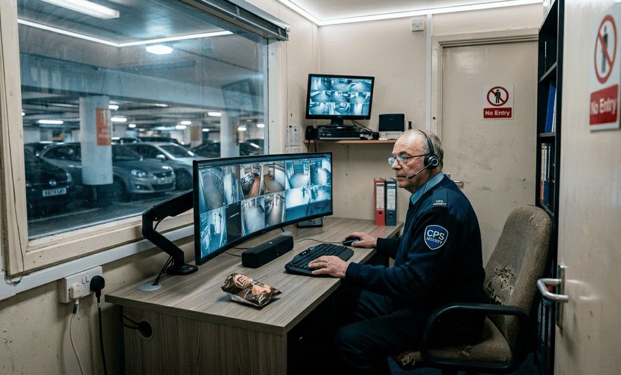 standalone microphone console and IP audio server for central management at the security room