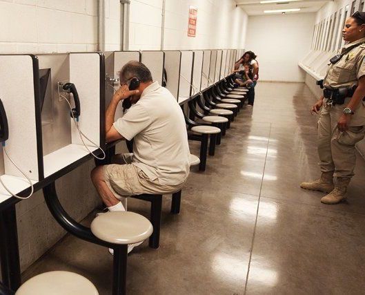 talkback speaker for prison visitor area