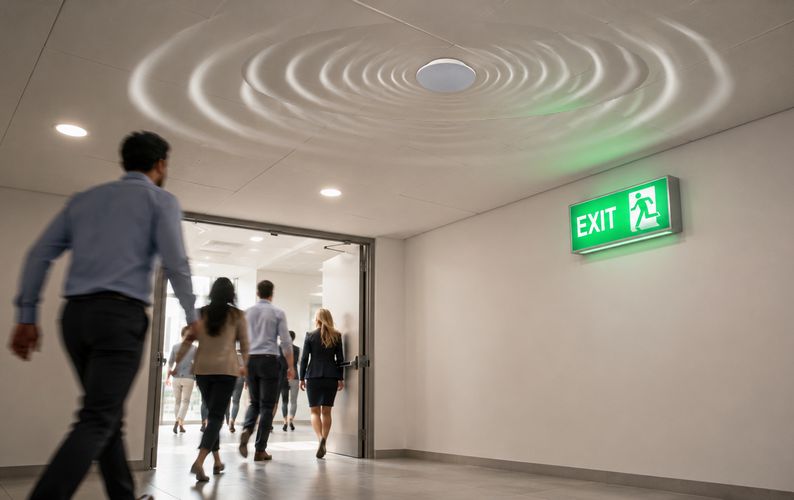 Emergency alerts and mass notification with ZYCOO's ceiling speaker