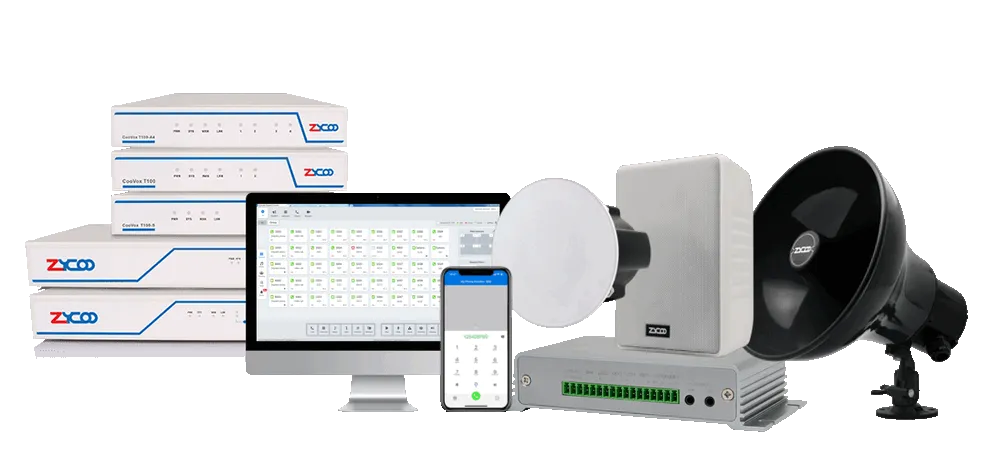 ZYCOO products operate as SIP endpoints