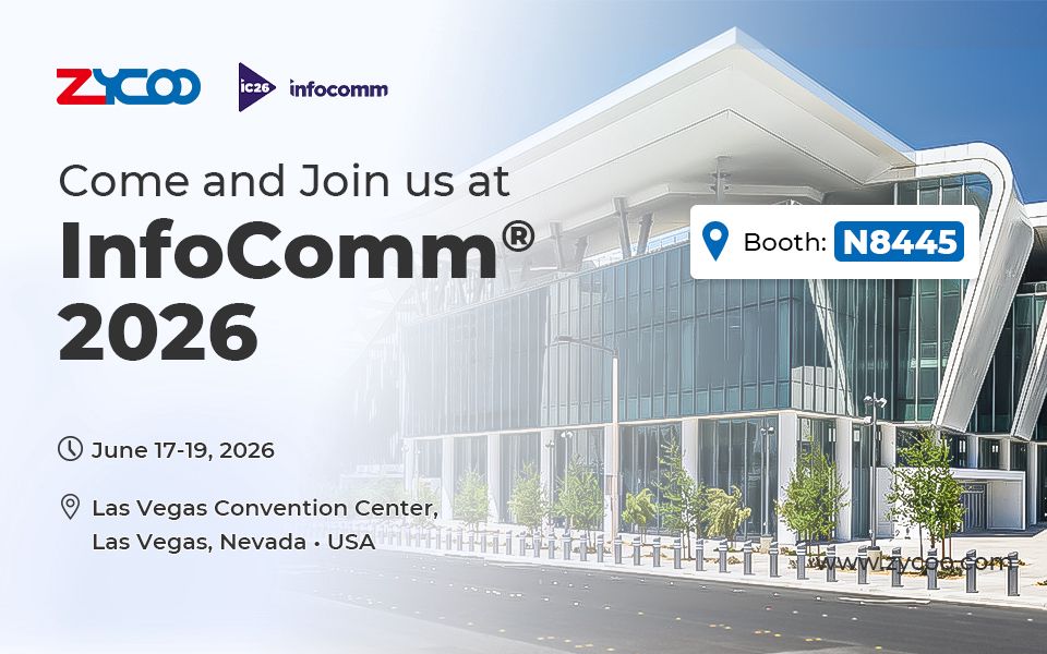 ZYCOO to Exhibit at InfoComm 2026 in Las Vegas - June 17–19, 2026
