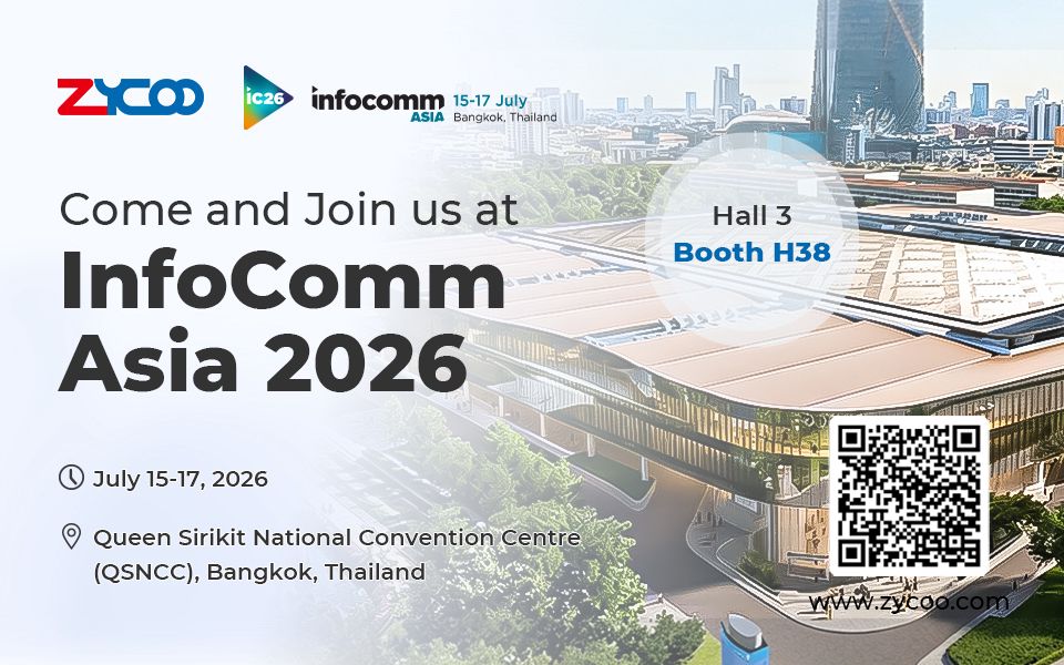 Meet ZYCOO at InfoComm Asia 2026: IP Audio & Unified Communication Solutions